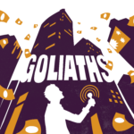 Goliaths est une création podcast originale de récit d'enquête sur les multinationales et leur monde. Un podcast écrit et raconté par Violette Voldoire, co-produit avec Splann!